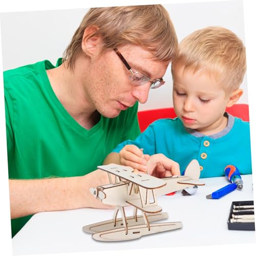 CVUTOVO 2 Stück Teiliges DIY Flugzeug Modellbausatz aus Holz Bemalbares Wasserflugzeug für Fördert Kreative Gestaltung Hand Auge koordination und Logisches Denken Leicht und Tragbar für CVUTOVO 2 Stück Teiliges DIY Flugzeug Modellbausatz aus Holz Bemalbares Wasserflugzeug für Fördert Kreative Gestaltung Hand Auge koordination und Logisches Denken Leicht und Tragbar für von CVUTOVO