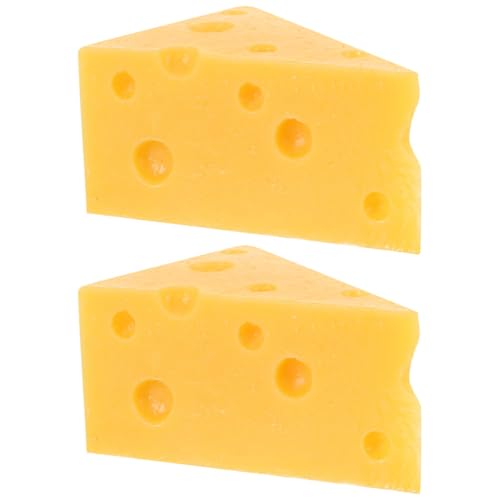 CVUTOVO 2stücke Realistische Käse Modelle Simulierte Dreiecks Käse Dekorationen Für Bäckereien Kuchen-displays Und DIY Heimdekoration CVUTOVO 2stücke Realistische Käse Modelle Simulierte Dreiecks Käse Dekorationen Für Bäckereien Kuchen-displays Und DIY Heimdekoration von CVUTOVO