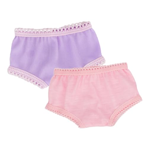 CVUTOVO 2Stücke Puppenunterwäsche Miniatur für Puppen Zubehör für Rollenspiele und Puppenmode Farbenfrohes Design und Einfaches Handling CVUTOVO 2Stücke Puppenunterwäsche Miniatur für Puppen Zubehör für Rollenspiele und Puppenmode Farbenfrohes Design und Einfaches Handling von CVUTOVO