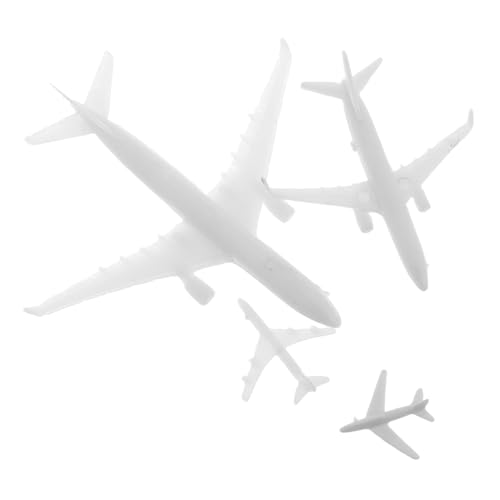 CVUTOVO 4 Stück Flugzeug-Sandtischmodell Spielzeugflugzeug Modellflugzeugkit Mikrolandschafts-Miniaturflugzeugmodell Miniatur-Flugzeugornament für den Landschaftsbau Plastik Weiß CVUTOVO 4 Stück Flugzeug-Sandtischmodell Spielzeugflugzeug Modellflugzeugkit Mikrolandschafts-Miniaturflugzeugmodell Miniatur-Flugzeugornament für den Landschaftsbau Plastik Weiß von CVUTOVO