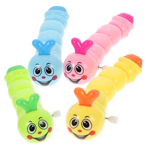 CVUTOVO 4 Stück Teiliges Aufziehspielzeug Raupe Wind Up Bunte Abs Raupen für Jungen Mädchen Motorikförderndes Aktivitätsspielzeug Geburtstag Zufällige Farbe Zufällige Farbe CVUTOVO 4 Stück Teiliges Aufziehspielzeug Raupe Wind Up Bunte Abs Raupen für Jungen Mädchen Motorikförderndes Aktivitätsspielzeug Geburtstag Zufällige Farbe Zufällige Farbe von CVUTOVO