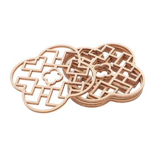 CVUTOVO 4 Stück Teiliges Chinesische Miniatur Fenster Holzrahmen Unbemalt für Puppenhaus Dekoration DIY Bastelmaterial Traditionelle Huistyle Architektur Modellbau CVUTOVO 4 Stück Teiliges Chinesische Miniatur Fenster Holzrahmen Unbemalt für Puppenhaus Dekoration DIY Bastelmaterial Traditionelle Huistyle Architektur Modellbau von CVUTOVO