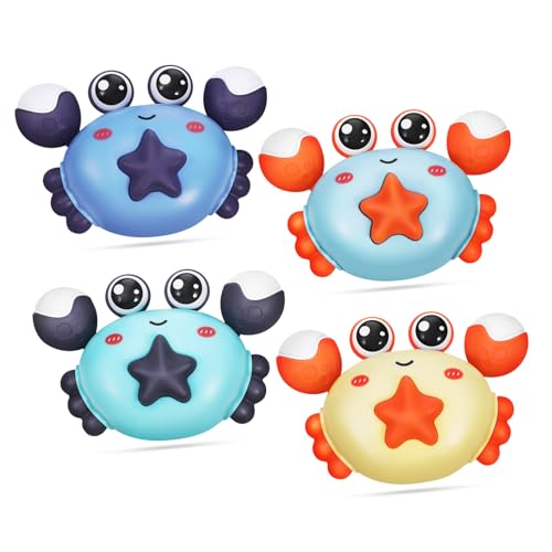 CVUTOVO 4 Stück Teiliges Krabben mit Licht Krabben Rückziehautos für Interaktives Krabbeltier Motorikfördernd als Partygeschenk und Klassenzimmerpreis CVUTOVO 4 Stück Teiliges Krabben mit Licht Krabben Rückziehautos für Interaktives Krabbeltier Motorikfördernd als Partygeschenk und Klassenzimmerpreis von CVUTOVO