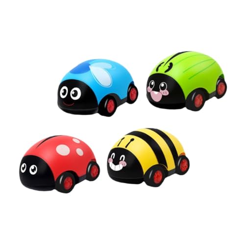 CVUTOVO 4 Stück Teiliges Marienkäfer Spielzeugauto Rückziehbare Inertia Fahrzeuge aus Sicherem Fördert Kreativität und Orientierung für Vorschulkinder und Draußen Zufällige Farbe CVUTOVO 4 Stück Teiliges Marienkäfer Spielzeugauto Rückziehbare Inertia Fahrzeuge aus Sicherem Fördert Kreativität und Orientierung für Vorschulkinder und Draußen Zufällige Farbe von CVUTOVO