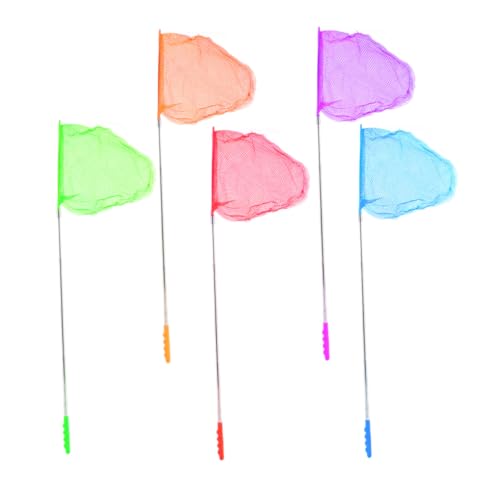 CVUTOVO 5 Stück Teiliges Insektenfangnetz für Großes Taschen Design Sicherer Rutsch Griff Langlebiger Edelstahlrahmen für Schmetterlinge Insekten Kleine Fische Outdoor Zufällige Farbe CVUTOVO 5 Stück Teiliges Insektenfangnetz für Großes Taschen Design Sicherer Rutsch Griff Langlebiger Edelstahlrahmen für Schmetterlinge Insekten Kleine Fische Outdoor Zufällige Farbe von CVUTOVO