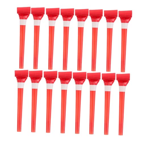 CVUTOVO 50 Stück Partypfeifen Rot Multifunktionale Luftballonpuster und Drachenpfeife mit Karten Sauger Lustige Spielzeugpfeifen für Geburtstagsfeiern und Gruppenaktivitäten CVUTOVO 50 Stück Partypfeifen Rot Multifunktionale Luftballonpuster und Drachenpfeife mit Karten Sauger Lustige Spielzeugpfeifen für Geburtstagsfeiern und Gruppenaktivitäten von CVUTOVO