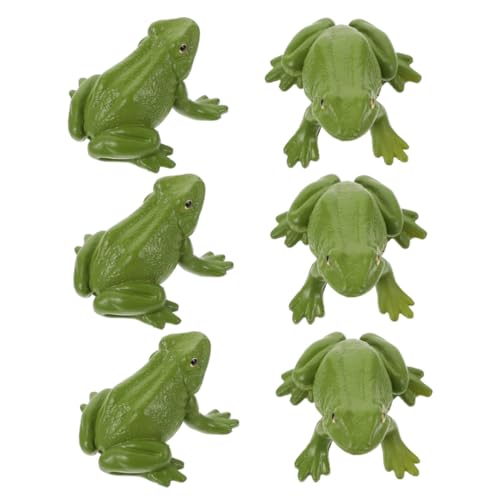 CVUTOVO 6 Stück Teiliges Frosch Figuren Realistische Tiermodell aus Hochwertigem Kunststoff Langlebig und Farbecht als Lernspielzeug und Dekoratives Desktop Ornament CVUTOVO 6 Stück Teiliges Frosch Figuren Realistische Tiermodell aus Hochwertigem Kunststoff Langlebig und Farbecht als Lernspielzeug und Dekoratives Desktop Ornament von CVUTOVO