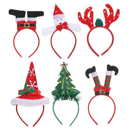 CVUTOVO 6 Stück Teiliges Weihnachts Haarreif Leichte Rentier Ohren und Geweih Haarreifen Komfortabel und Vielseitig für Familienfeiern Festliche Kostüm Accessoires zur Steigerung der CVUTOVO 6 Stück Teiliges Weihnachts Haarreif Leichte Rentier Ohren und Geweih Haarreifen Komfortabel und Vielseitig für Familienfeiern Festliche Kostüm Accessoires zur Steigerung der von CVUTOVO