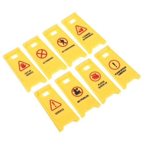 CVUTOVO 8 Stück Teiliges Verkehrszeichen Warnschilder Miniatur Verkehrsschild Modelle für Rollenspiel und Verkehrserziehung Geeignet für Junge Mädchen und Jungen CVUTOVO 8 Stück Teiliges Verkehrszeichen Warnschilder Miniatur Verkehrsschild Modelle für Rollenspiel und Verkehrserziehung Geeignet für Junge Mädchen und Jungen von CVUTOVO