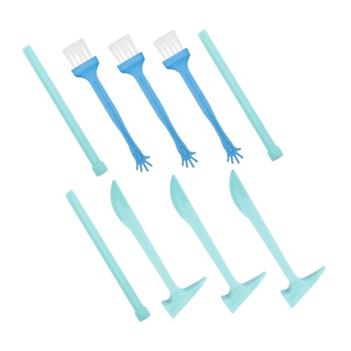 CVUTOVO 9 Sätze Teiliges Ausgrabungswerkzeug Set für Leichtes Kompaktes Grabwerkzeug mit Hammer Meißel und Pinsel Realistisches für Kreative Rollenspiele und Motorische CVUTOVO 9 Sätze Teiliges Ausgrabungswerkzeug Set für Leichtes Kompaktes Grabwerkzeug mit Hammer Meißel und Pinsel Realistisches für Kreative Rollenspiele und Motorische von CVUTOVO