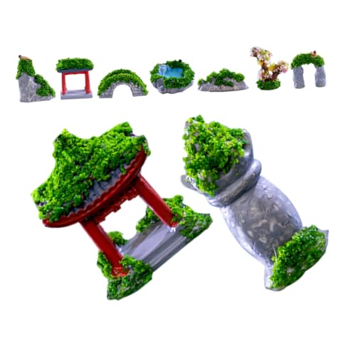 CVUTOVO 9Stücke Teiliges Miniaturgebäude aus Resin Realistische Mikrolandschaft Dekoration für Dollhouses Gärten und Balkone Leicht und Kompakt für Innen Außenbereiche CVUTOVO 9Stücke Teiliges Miniaturgebäude aus Resin Realistische Mikrolandschaft Dekoration für Dollhouses Gärten und Balkone Leicht und Kompakt für Innen Außenbereiche von CVUTOVO