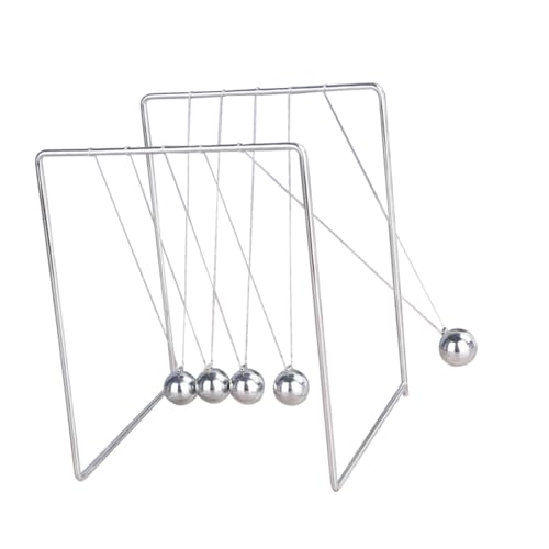 CVUTOVO Edelstahl Newton Schwingung Experiment Werkzeug Quadratische Desktop Dekokugel Kinetisches Physikspielzeug für Büro und Zuhause Pädagogisches Balance Energie lerngerät Kleines CVUTOVO Edelstahl Newton Schwingung Experiment Werkzeug Quadratische Desktop Dekokugel Kinetisches Physikspielzeug für Büro und Zuhause Pädagogisches Balance Energie lerngerät Kleines von CVUTOVO