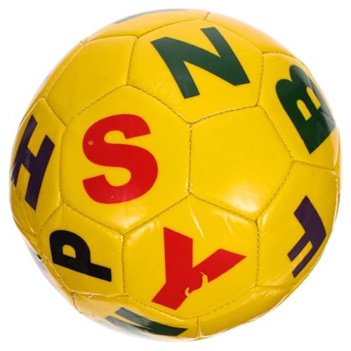 CVUTOVO Fußballball Gelb PVC Aufblasbar Strapazierfähig Sportspielzeug für Kleinkinder und Outdoor Interaktives Ballspiel für Koordination und Bewegung CVUTOVO Fußballball Gelb PVC Aufblasbar Strapazierfähig Sportspielzeug für Kleinkinder und Outdoor Interaktives Ballspiel für Koordination und Bewegung von CVUTOVO