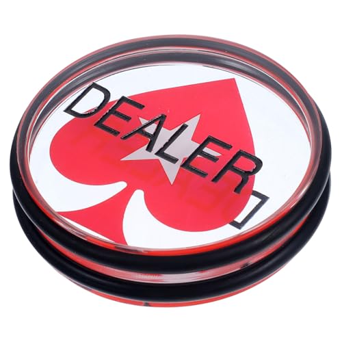CVUTOVO Großer Poker Dealer Button aus Acryl Robust und Glatt Doppelseitig Nutzbar für Poker und Glücksspiel Chips für Pokerabende und Spielrunden CVUTOVO Großer Poker Dealer Button aus Acryl Robust und Glatt Doppelseitig Nutzbar für Poker und Glücksspiel Chips für Pokerabende und Spielrunden von CVUTOVO