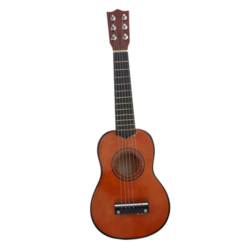 CVUTOVO Holzgitarre für Akustische Übungs Gitarre Pädagogisches Musikspielzeug mit Einstellbaren Saiten für Musikalische Früherziehung und Kreativitätsförderung CVUTOVO Holzgitarre für Akustische Übungs Gitarre Pädagogisches Musikspielzeug mit Einstellbaren Saiten für Musikalische Früherziehung und Kreativitätsförderung von CVUTOVO