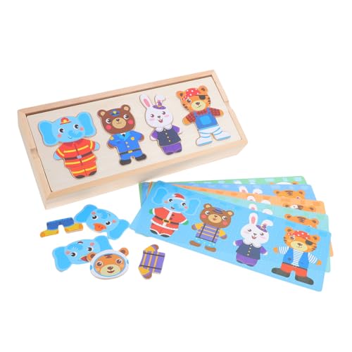 CVUTOVO Holzpuzzle für DIY Holzspielzeug Tiermotive Lernspielzeug Fördert Feinmotorik Konzentration für Jungen Mädchen Ab Jahren CVUTOVO Holzpuzzle für DIY Holzspielzeug Tiermotive Lernspielzeug Fördert Feinmotorik Konzentration für Jungen Mädchen Ab Jahren von CVUTOVO