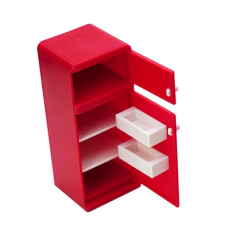 CVUTOVO Maßstab Puppenhaus Mini Kühlschrank Modell aus Hochwertigem Kunststoff Kleines Küchengerät für Rollenspiele von Jungen und Mädchen Leicht und Langlebig CVUTOVO Maßstab Puppenhaus Mini Kühlschrank Modell aus Hochwertigem Kunststoff Kleines Küchengerät für Rollenspiele von Jungen und Mädchen Leicht und Langlebig von CVUTOVO