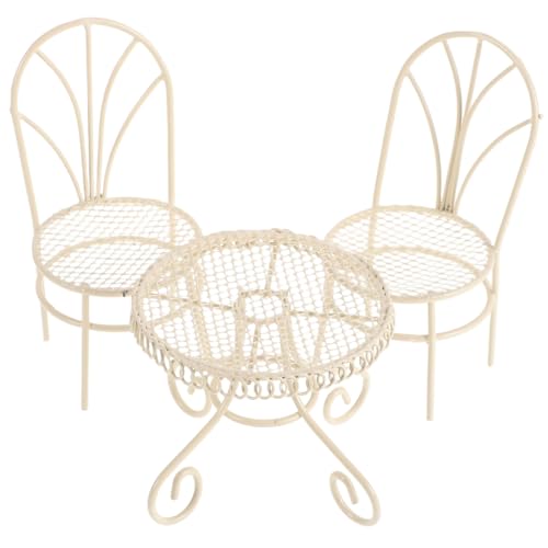 CVUTOVO Miniatur Möbel Set Puppenhaus Miniatur Tisch Stühle Dekoratives Gartentisch Set für Fotoshooting und Desktop Deko Kompakt Leicht zu Reinigen Stilvolles Mini Park Erlebnis CVUTOVO Miniatur Möbel Set Puppenhaus Miniatur Tisch Stühle Dekoratives Gartentisch Set für Fotoshooting und Desktop Deko Kompakt Leicht zu Reinigen Stilvolles Mini Park Erlebnis von CVUTOVO