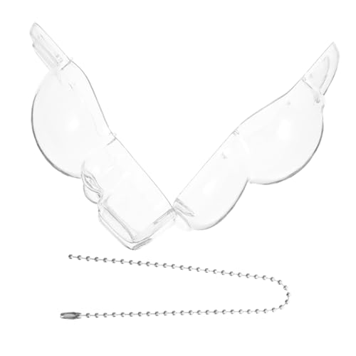 CVUTOVO Transparente Miniatur Vitrine Staubdichtes Schutzgehäuse für Figuren mit Anhängerkette Praktischer Kratzfester Display Case für Zuhause Reisen und Fotos CVUTOVO Transparente Miniatur Vitrine Staubdichtes Schutzgehäuse für Figuren mit Anhängerkette Praktischer Kratzfester Display Case für Zuhause Reisen und Fotos von CVUTOVO