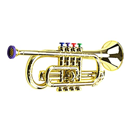 CVUTOVO Trompete Töne Musikinstrument für Kleinkinder Sicheres und Langlebiges Kunststoffmaterial für Frühe Bildung und Nachahmungsspiele CVUTOVO Trompete Töne Musikinstrument für Kleinkinder Sicheres und Langlebiges Kunststoffmaterial für Frühe Bildung und Nachahmungsspiele von CVUTOVO