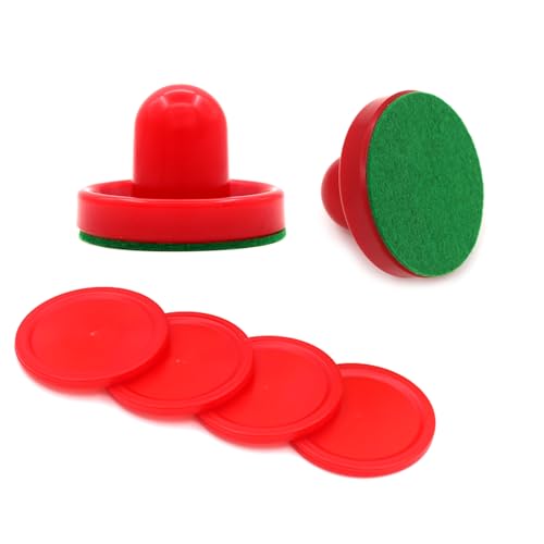 CVZQTE Air Hockey Zubehör Tischhockey Pucks Pusher Zubehör Torgriff Paddel Ersatzzubehör Für Spieltische Air Hockey Tisch Zubehör von CVZQTE