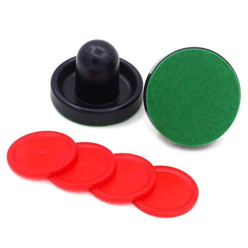 CVZQTE Air Hockey Zubehör Tischhockey Pucks Pusher Zubehör Torgriff Paddel Ersatzzubehör Für Spieltische Air Hockey Tisch Zubehör von CVZQTE