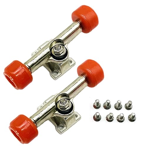 CVZQTE Finger Skateboard Zubehör Halterung Legierung Teile Finger Spielzeug Modell Rollschuh Roller 2 Teile/Satz von CVZQTE