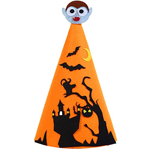 CVZQTE Für Kreative Halloween Hexenhut Kits Handwerk Kindergarten Handgefertigte Materialien Für Kleinkinder Kinder Kunst Und Handwerk von CVZQTE