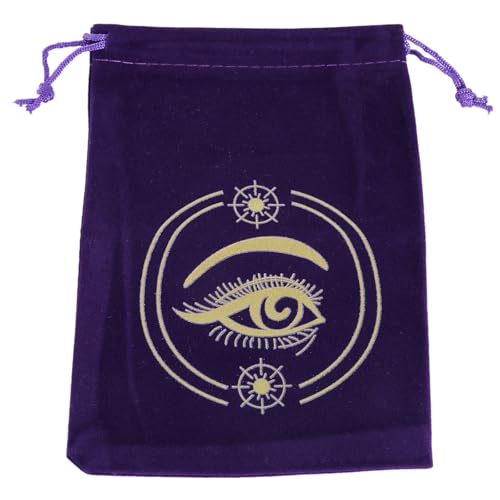 CVZQTE Velvets Tarot Aufbewahrungstasche Brettspielkarten Kordelzugtasche Orakelkarten Runentasche Reise Geschenktasche Schmuckbeutel von CVZQTE