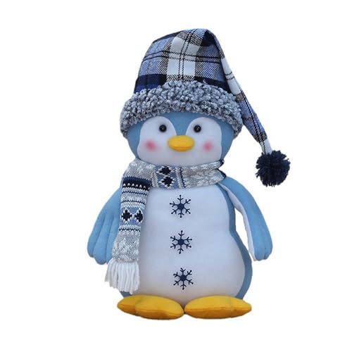 CVZQTE Weihnachten Plüschtier Pinguine Maskottchen Stofftier Tischdekoration Schlafspielzeug Kinderzimmer Ornament von CVZQTE