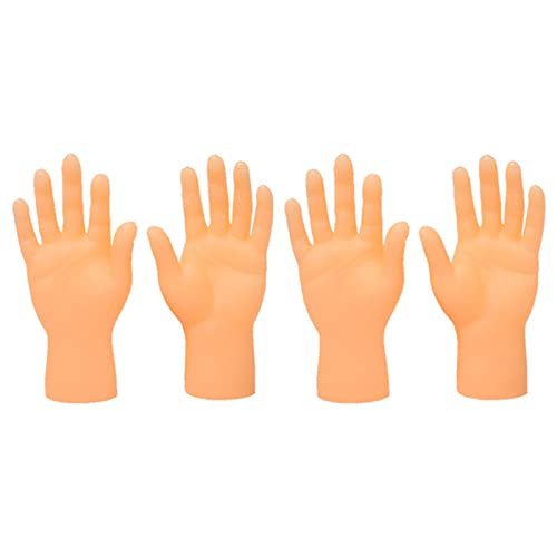 CVZQTE Kleine Handpuppe Streichhände Praktischer Witz Requisiten Taschenfüller Zeigen Rolle Finger 4/10P von CVZQTE