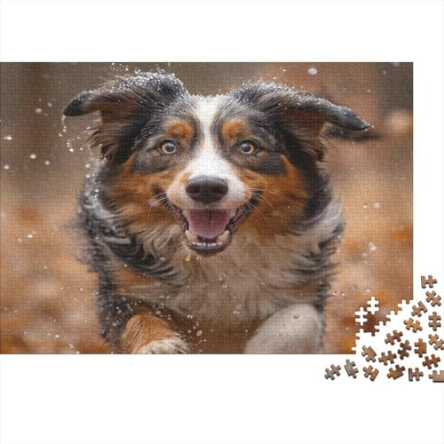 Border Collie Puzzle 1000 Teile Für Erwachsene Und Kinder Ab 14 Jahrenfür Stressabbauer Puzzlespiel Erwachsenen Puzzlespiel Puzzel 1000pcs (75x50cm) von CWBNA0RBN