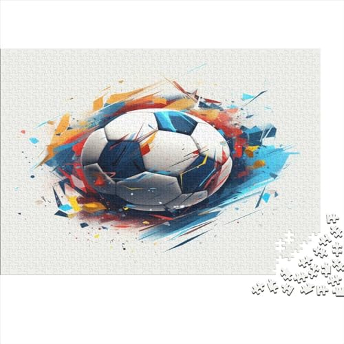 Fußball Puzzle 1000 Teile,Puzzle Für Erwachsene, Impossible Puzzle, GesKükenlichkeitsspiel Für Die Ganze Familie,Puzzle Legespiel- Erwachsenenpuzzle Puzzel 1000pcs (75x50cm) von CWBNA0RBN