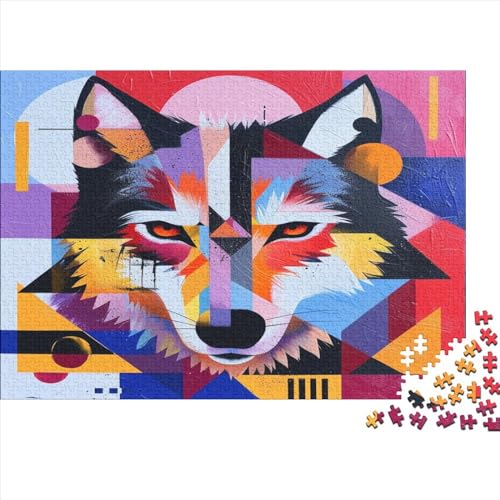 Wolf Puzzle 1000 Teile Puzzle Erwachsene Schwieriges Schwer Puzzle Für Erwachsene Und Kinder Ab 14 Jahren Puzzel 1000pcs (75x50cm) von CWBNA0RBN