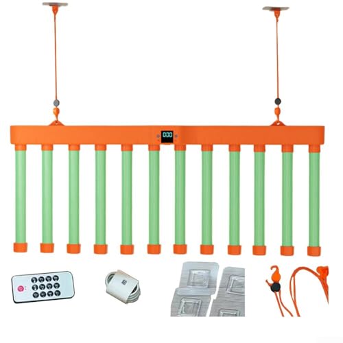 CWOQOCW Fangruten-Spiel, Hand-Augen-Koordinationsspiel-Set, Reaktionstraining, Spielzeug, Fallstäbe, Indoor-Reaktionstrainingsspiel für Kinder (orange) von CWOQOCW