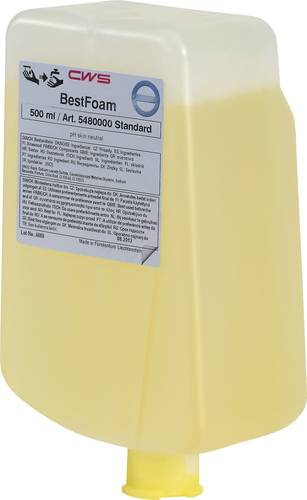 CWS Hygiene 5480000 Seifenkonzentrat Best Foam Standard HD5480 Flüssigseife 6l 1 Set von CWS Hygiene