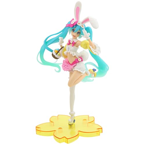 CWXCYVR Hatsune Miku Figuren, Anime Hatsune Miku Actionfigur Charakter Modell Statue PVC Puppe Collectibles Spielzeug Anime Figur Dekoration Ornamente Desktop Puppe für Kinder Geschenk(21cm) von CWXCYVR