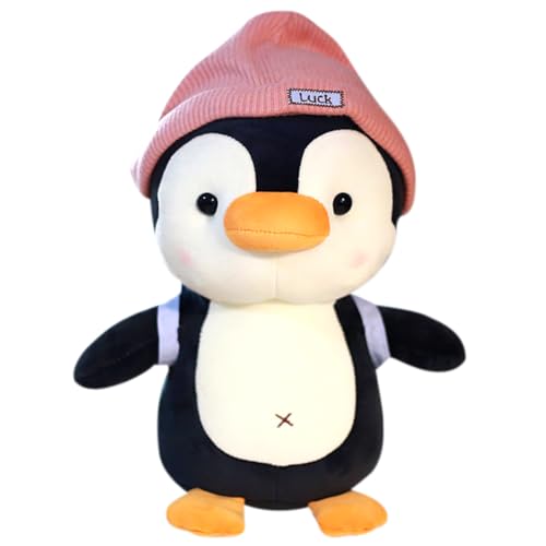 CWXCYVR Kuscheltier Pinguin Plüschtier, Pinguin Puppe, Pinguin Plüschtier für Kinder, Kindergeburtstag Geschenk Puppe für Mädchen Zu Senden, Spielzeug für Kinder ab 3 Jahren 22cm von CWXCYVR