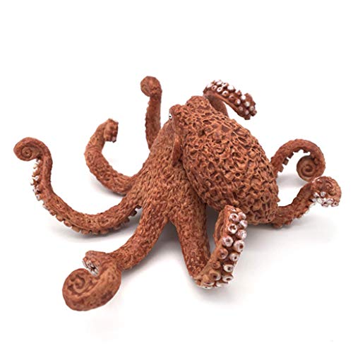 CYILPR Realistisches Oktopus Modell Fischfigur Ausgefallenes Aquariumzubehör Miniatur PVC Statue Klassenzimmer Requisiten Zubehör Wissenschaftsspielzeug von CYILPR