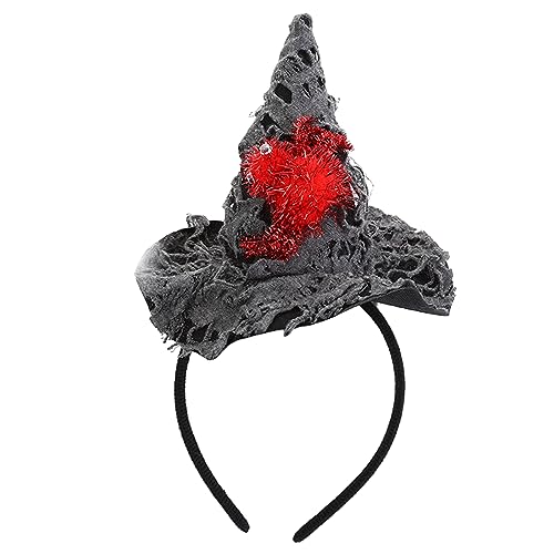 CYILPR Stirnband, Halloween-Kopfschmuck, Hexenhut, Stirnband, Skelett, starker Halt, Haarnadel für Mädchen und Jungen von CYILPR