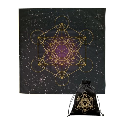 CYILPR Tarot Aufbewahrungstasche Geschenke Verpackung Beutel Brettspiel Kartentasche Schmuck Würfel Beutel Tischdecke Kordelzug Schmuckbeutel von CYILPR