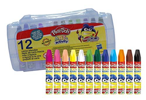 CYPBRANDS Play-Doh CBC-12-PD 12 weiche Wachse in PVC-Box ZUBEHÖR, bunt, piezas von CYPBRANDS