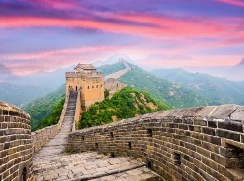 1000 Pcs, Great Wall, Fun Jigsaw Puzzle, Erwachsene Puzzle Spielzeug Familie Stress Reduction Spiels Posters FX309PV von CYQFEZ