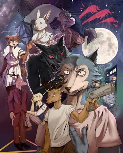 1000 Teile,Japanese Anime Beastars Posters,Colourful Art Jigsaw Puzzle,Erwachsene Children's Spiels Lehrreich Spielzeugs CYQFEZ MS594HD von CYQFEZ