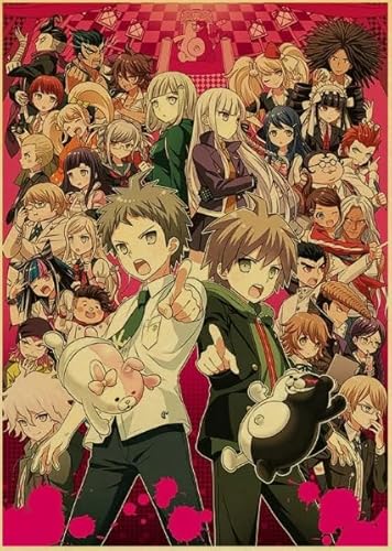 1000 Teile,Japanese Classic Anime Danganronpas,Colour Jigsaw,Children's Lehrreich Spielzeugs Puzzle Posters CYQFEZ MS531HD von CYQFEZ