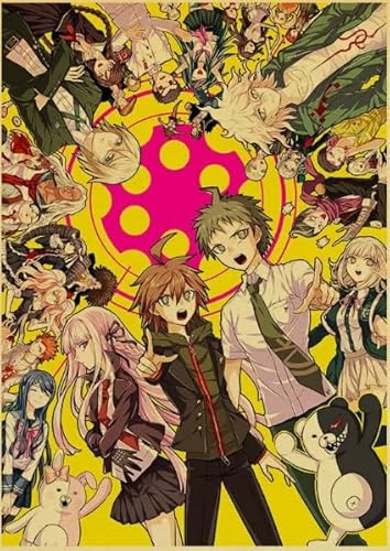 1000 Teile,Japanese Classic Anime Danganronpas,Colour Jigsaw,Children's Lehrreich Spielzeugs Puzzle Posters CYQFEZ MS533HD von CYQFEZ