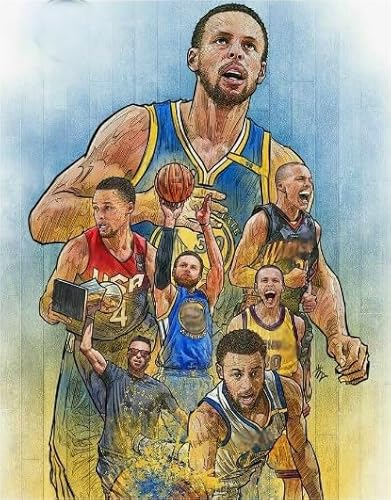 Basketball Player,1000 Pcs,Abstract Art Jigsaw,Colourful Posters,Memory Spiels for Erwachsene Family Fun Spielzeugs CYQFEZ MS477HD von CYQFEZ