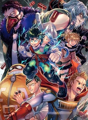 CYQFEZ 1000 Piece Japanese Animes Midoriya My Academias Posters for Adults Family Educational Toys Wz388Yp von CYQFEZ