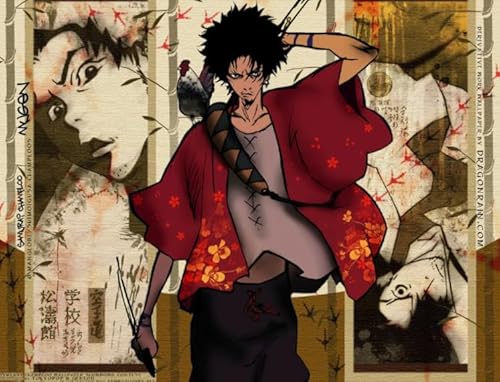 CYQFEZ 1000 Teile Puzzle Japanese Animes Champloo Posters Für Die Familie Stressabbau Lernspielzeug Wz7Yp von CYQFEZ