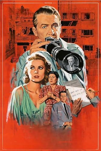 CYQFEZ 1000 Teile Puzzle Retro Film Rearwindow Posters Für Die Familie Stressabbau Lernspielzeug Wz330Yp von CYQFEZ